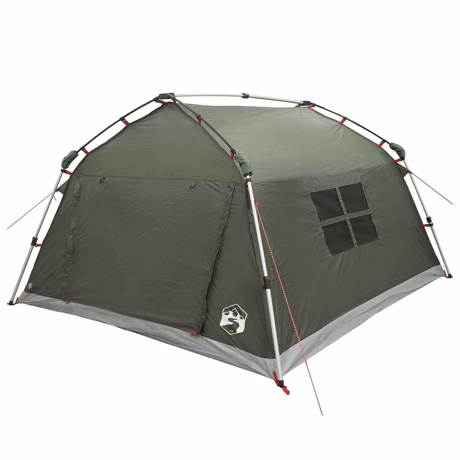 Instant Tent Water-resistant 4-persoons Legergroen