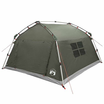 Instant Tent Water-resistant 4-persoons Legergroen