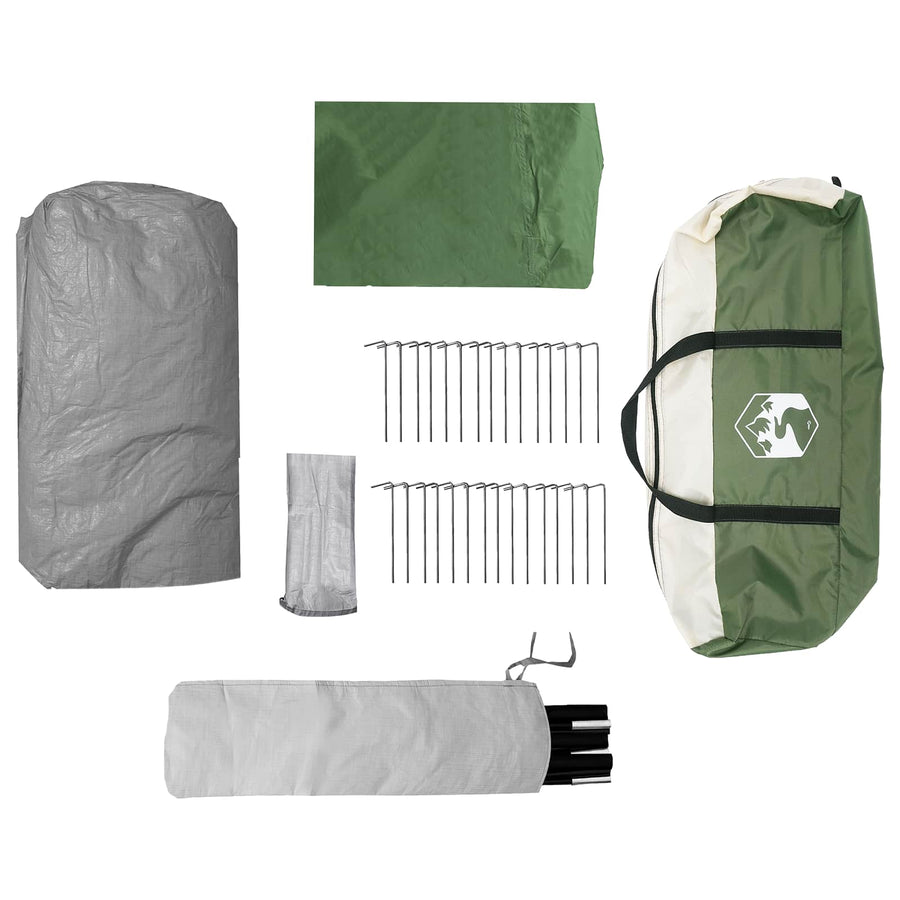 3-persoons 3-persoons Groen 185T Polyester met PU Coating