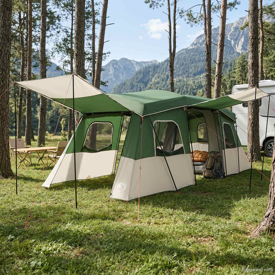 3-persoons 3-persoons Groen 185T Polyester met PU Coating