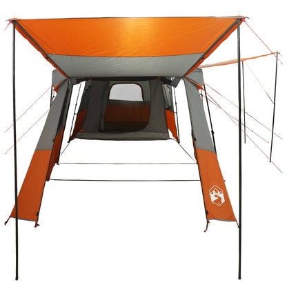 3-persoons Grijs en Oranje 185T Polyester met PU Coating