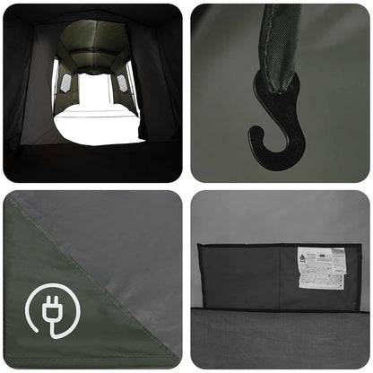 3-persoons 3-persoons Legergroen 185T Polyester met PU Coating
