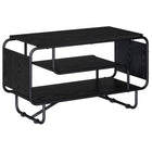 Tv-meubel 80x36x45 cm zwart eiken