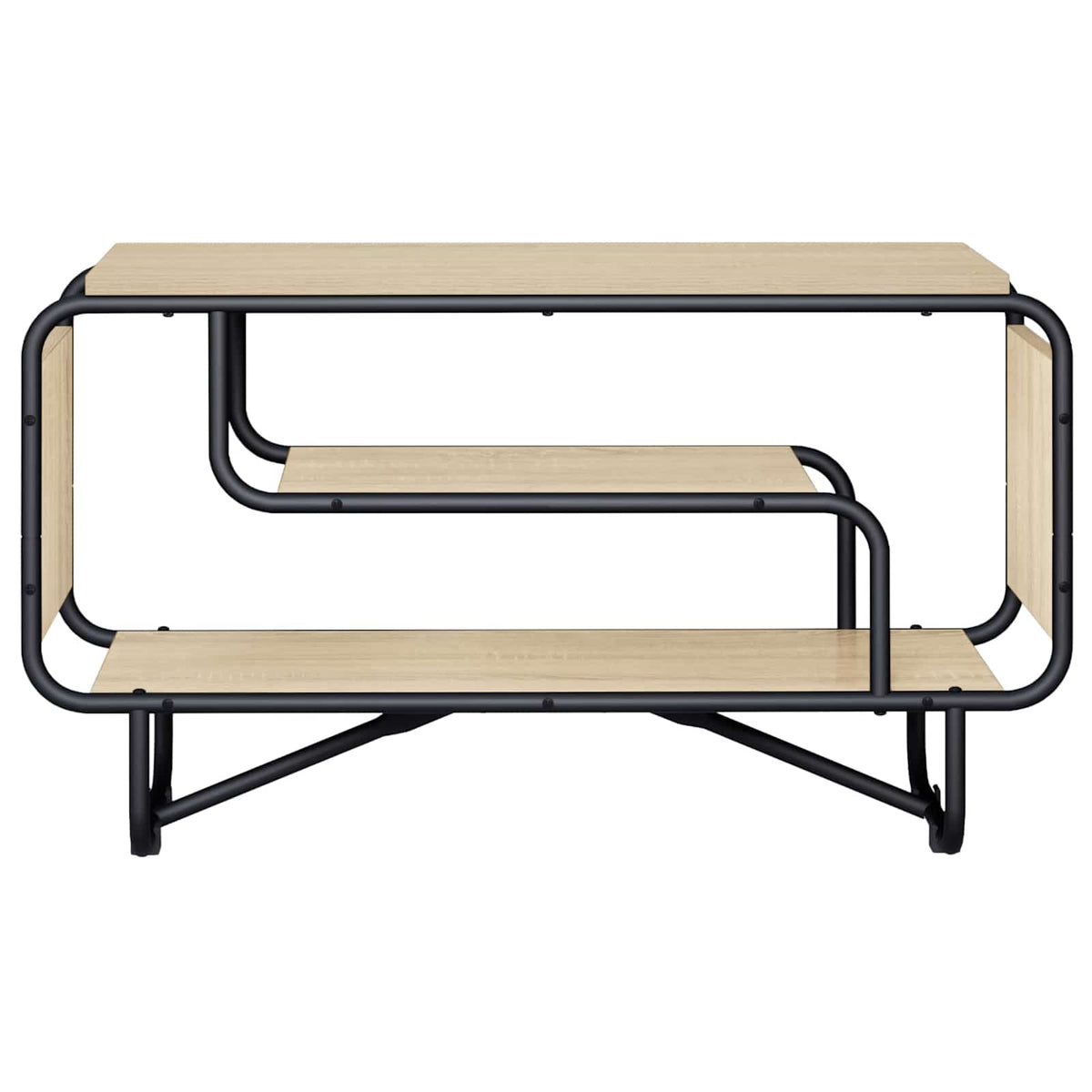TV-meubel 80 x 36 x 45 cm Sonoma Eiken Bewerkt hout