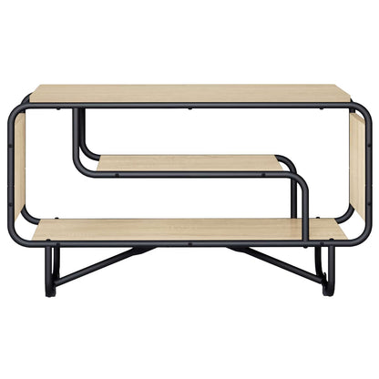 TV-meubel 80 x 36 x 45 cm Sonoma Eiken Bewerkt hout