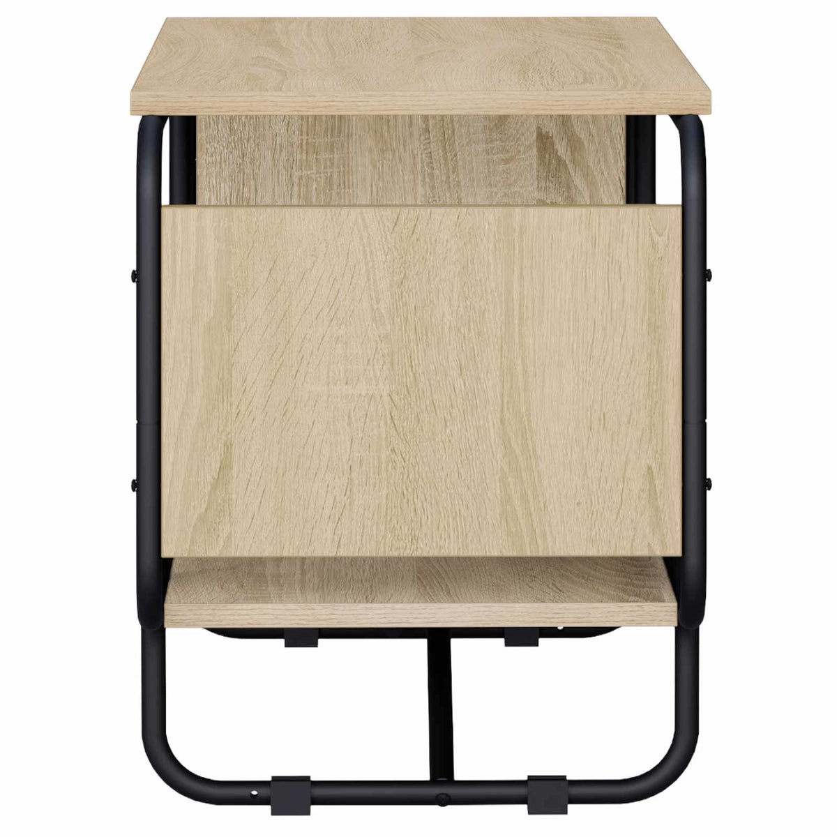TV-meubel 80 x 36 x 45 cm Sonoma Eiken Bewerkt hout
