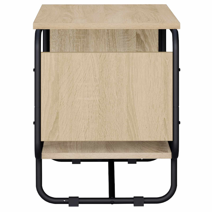 TV-meubel 80 x 36 x 45 cm Sonoma Eiken Bewerkt hout