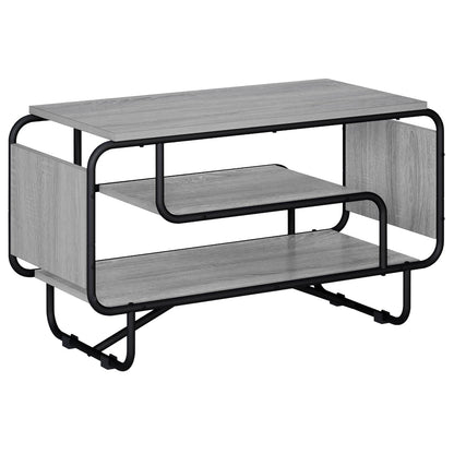 TV-standaard 80 x 36 x 45 cm Grijs Sonoma Bewerkt hout