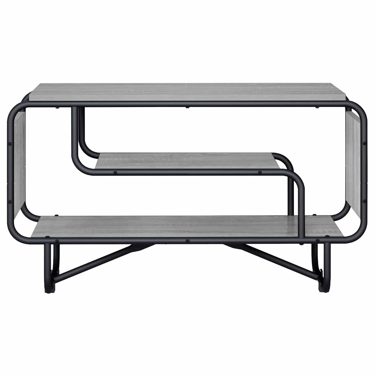 TV-standaard 80 x 36 x 45 cm Grijs Sonoma Bewerkt hout