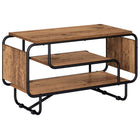 TV-standaard 80x36x45 cm bewerkt hout