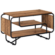 TV-standaard 80x36x45 cm bewerkt hout