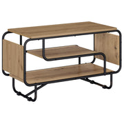 Tv-standaard 80x36x45 cm artisanaal eiken