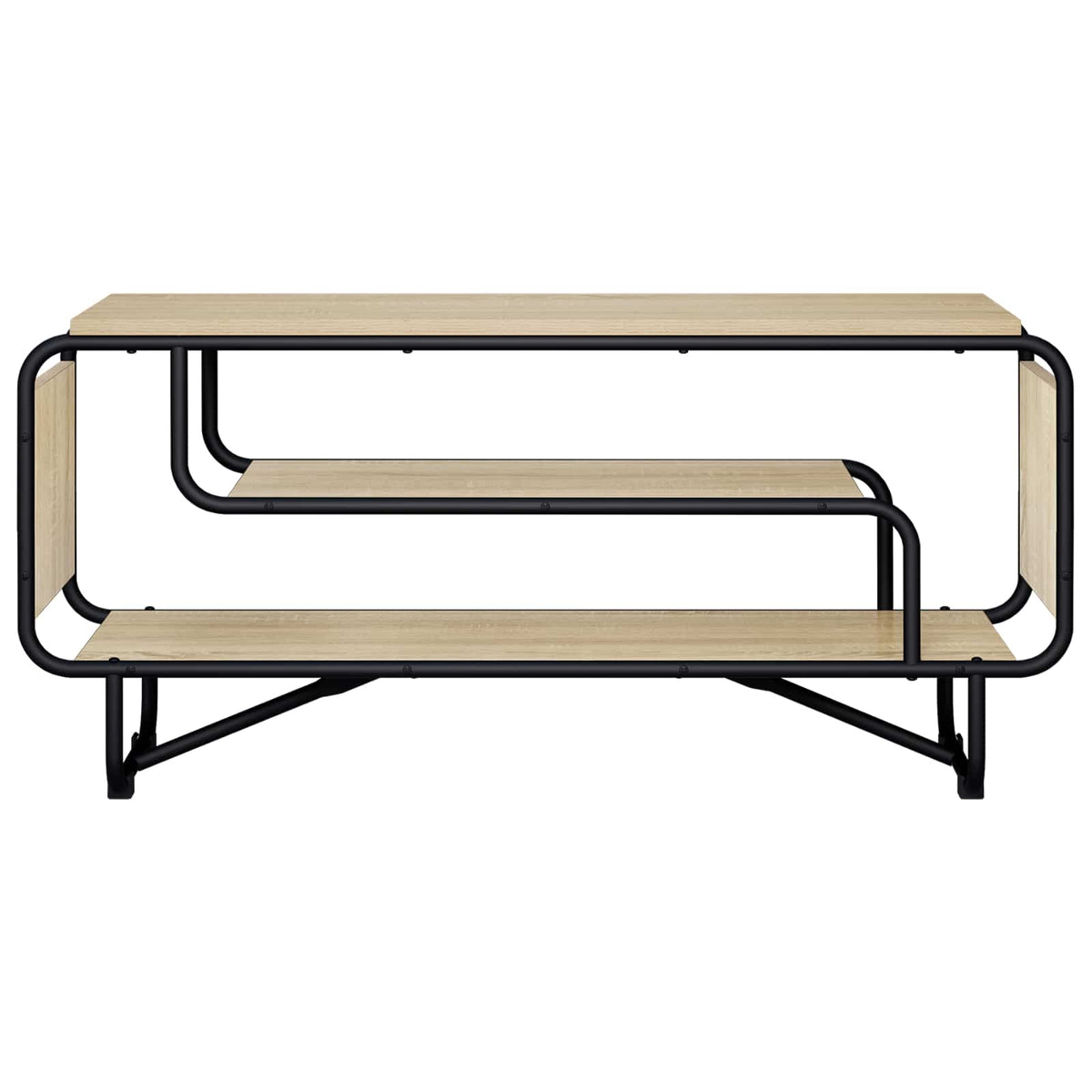 TV-standaard 98 x 36 x 45 cm Sonoma Eiken Bewerkt hout
