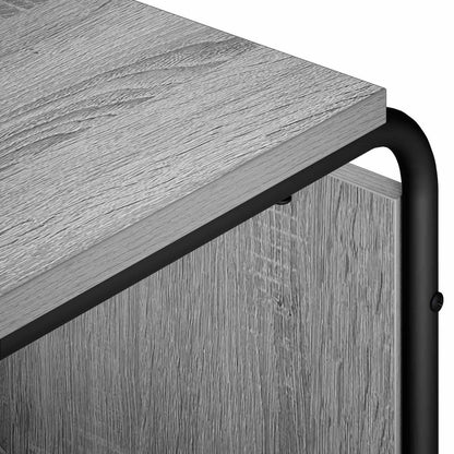 TV-standaard 98 x 36 x 45 cm Grijs Sonoma Bewerkt hout