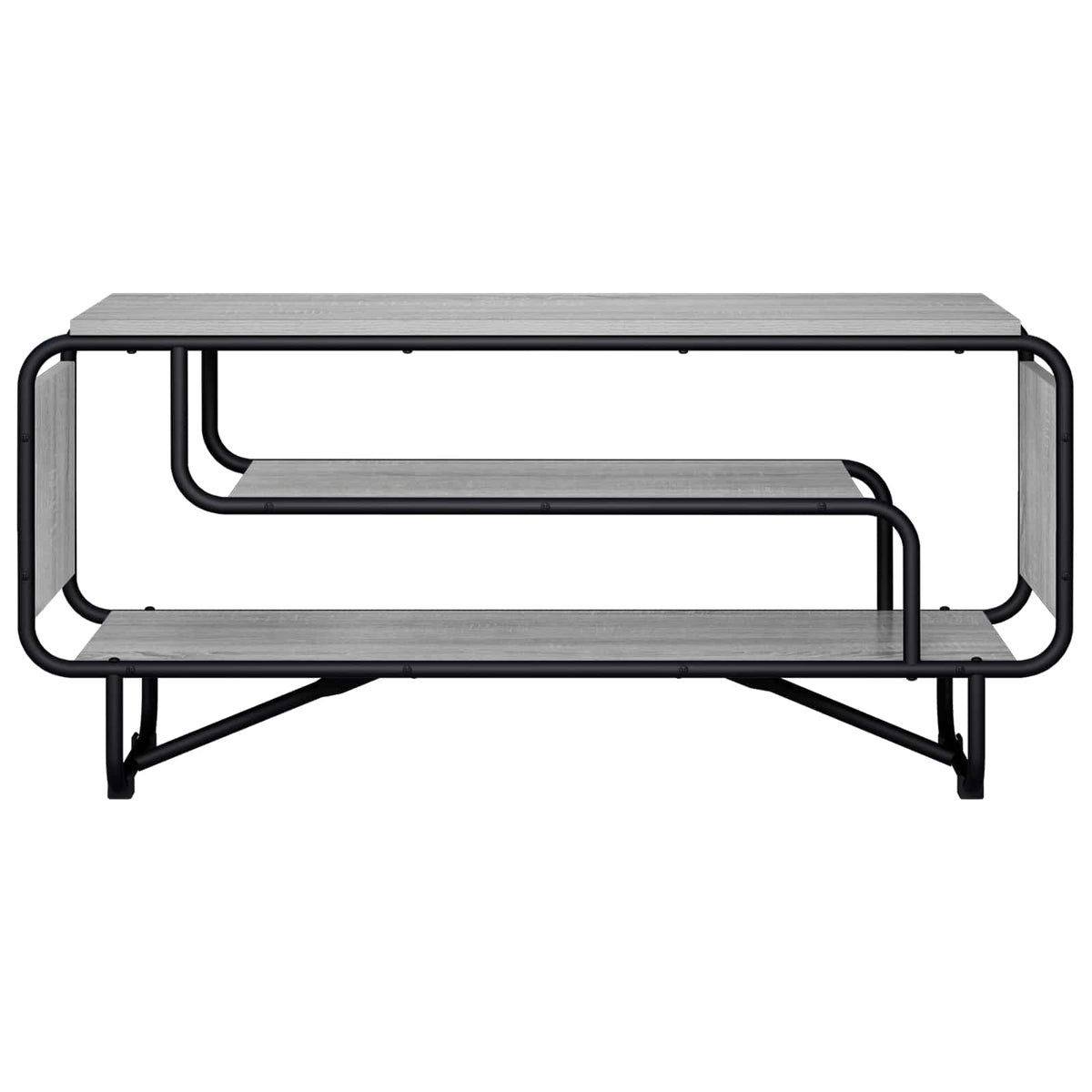 TV-standaard 98 x 36 x 45 cm Grijs Sonoma Bewerkt hout