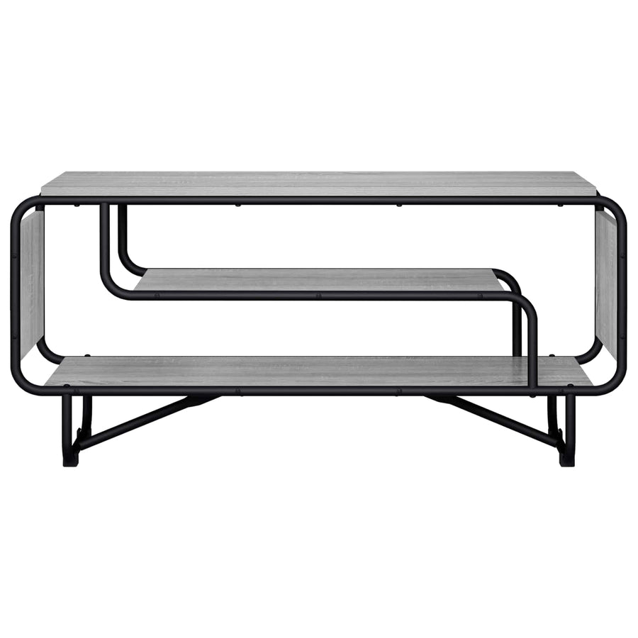 TV-standaard 98 x 36 x 45 cm Grijs Sonoma Bewerkt hout