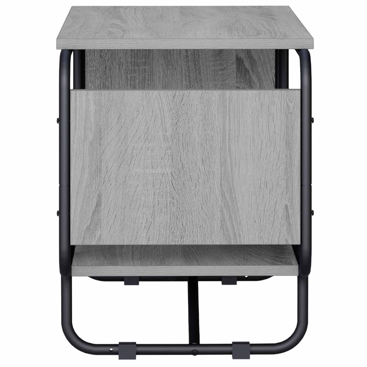 TV-standaard 98 x 36 x 45 cm Grijs Sonoma Bewerkt hout
