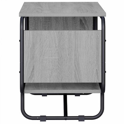 TV-standaard 98 x 36 x 45 cm Grijs Sonoma Bewerkt hout