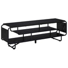 TV-standaard 140x36x45 cm zwart eiken