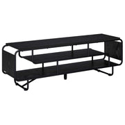 TV-standaard 140x36x45 cm zwart eiken