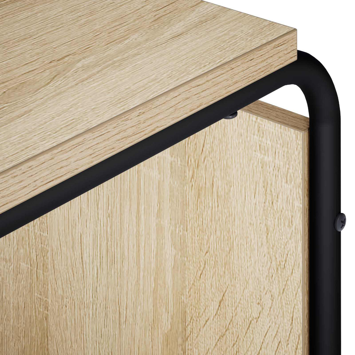 TV-standaard 140 x 36 x 45 cm Sonoma Eiken Bewerkt hout