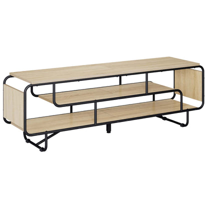 TV-standaard 140 x 36 x 45 cm Sonoma Eiken Bewerkt hout