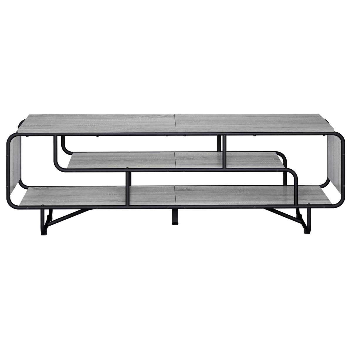 TV-standaard 140 x 36 x 45 cm Grijs Sonoma Bewerkt hout