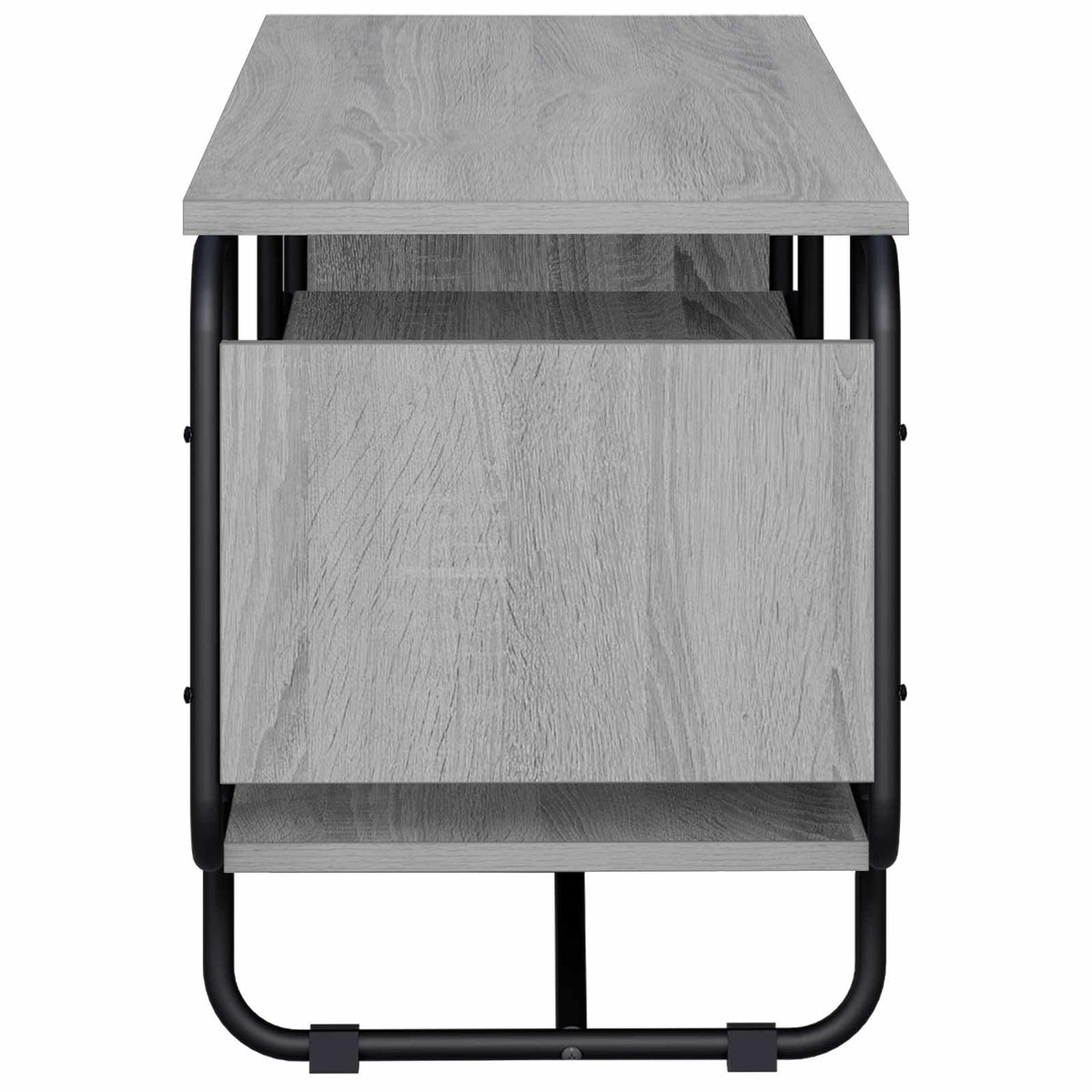 TV-standaard 140 x 36 x 45 cm Grijs Sonoma Bewerkt hout