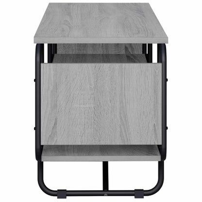 TV-standaard 140 x 36 x 45 cm Grijs Sonoma Bewerkt hout