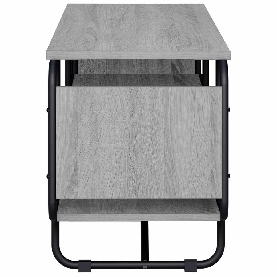 TV-standaard 140 x 36 x 45 cm Grijs Sonoma Bewerkt hout