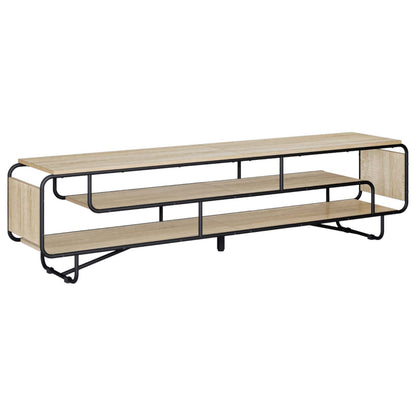 TV-standaard 180 x 36 x 45 cm Sonoma Eiken Bewerkt hout
