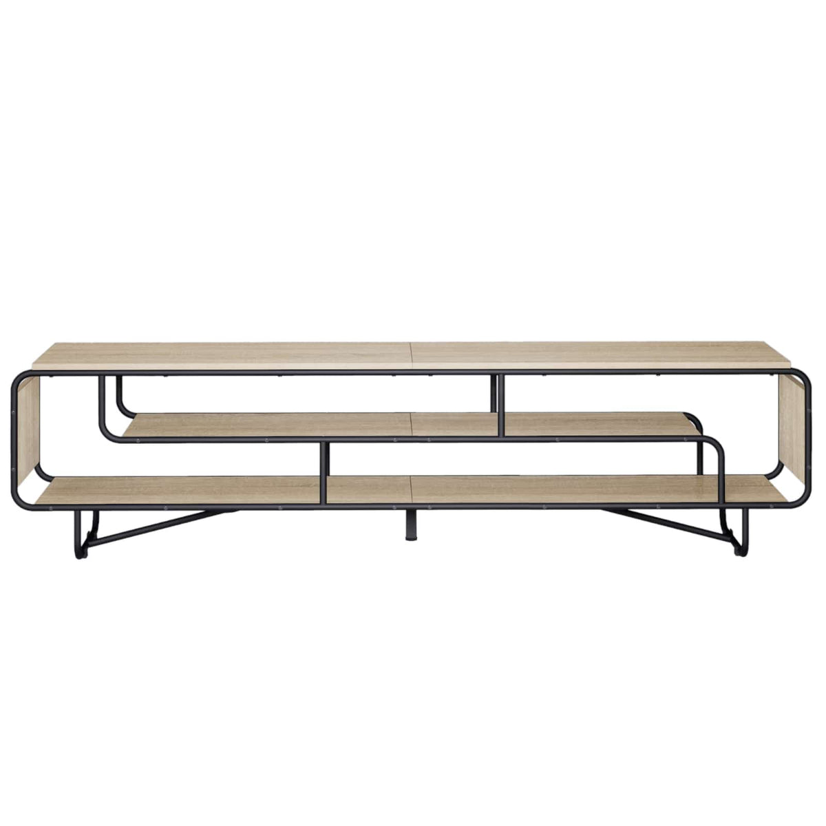 TV-standaard 180 x 36 x 45 cm Sonoma Eiken Bewerkt hout