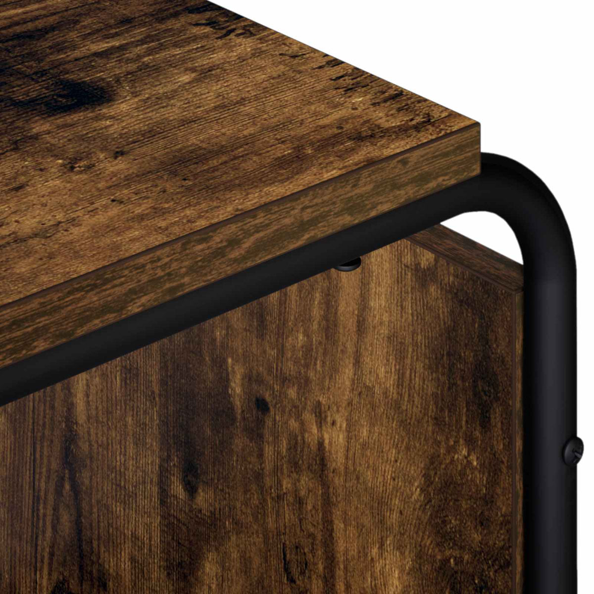 TV-standaard 180 x 36 x 45 cm Gerookt eiken Bewerkt hout