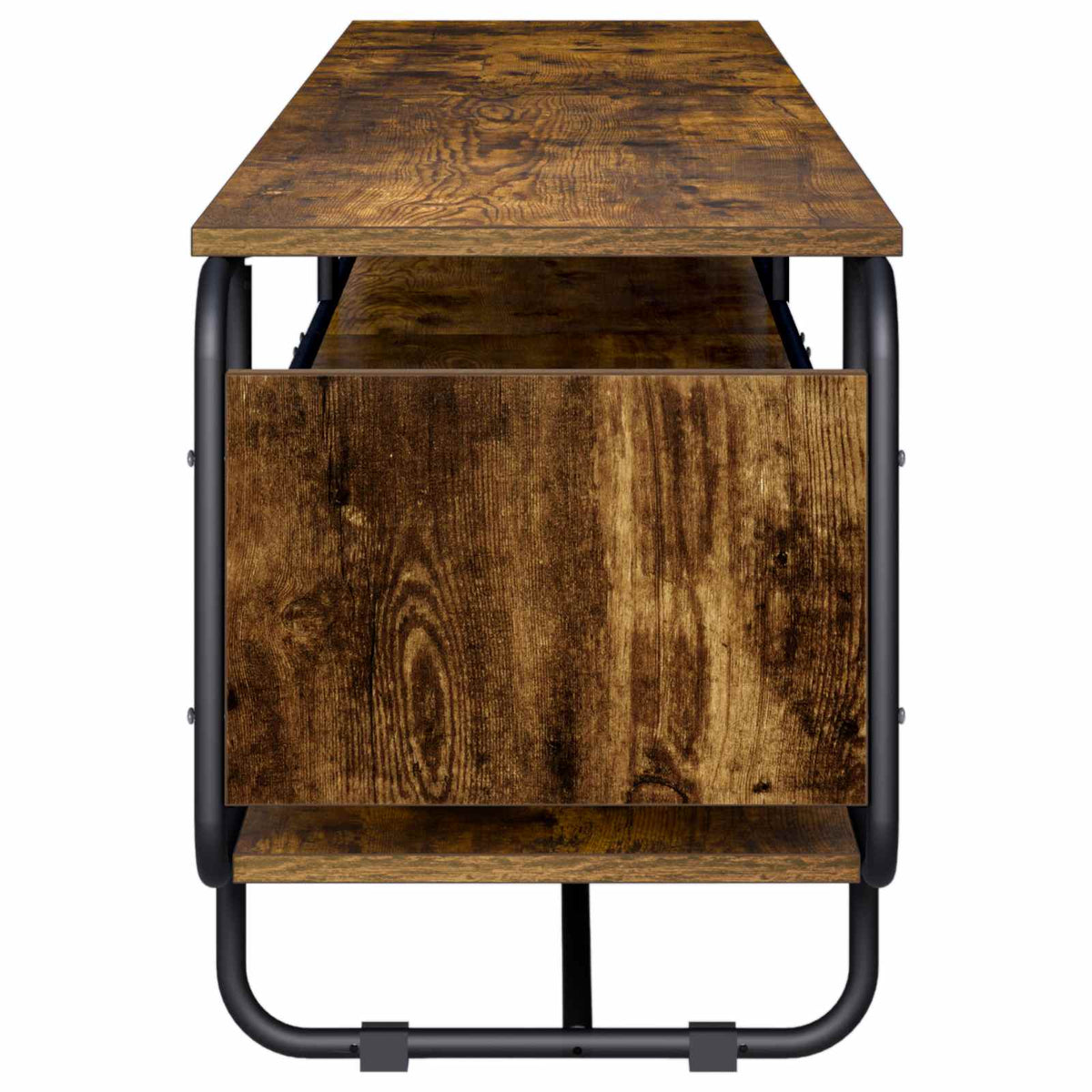 TV-standaard 180 x 36 x 45 cm Gerookt eiken Bewerkt hout