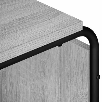 TV-standaard 180 x 36 x 45 cm Grijs Sonoma Bewerkt hout