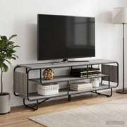 Tv-standaard 180x36x45 cm grijs Sonoma bewerkt hout
