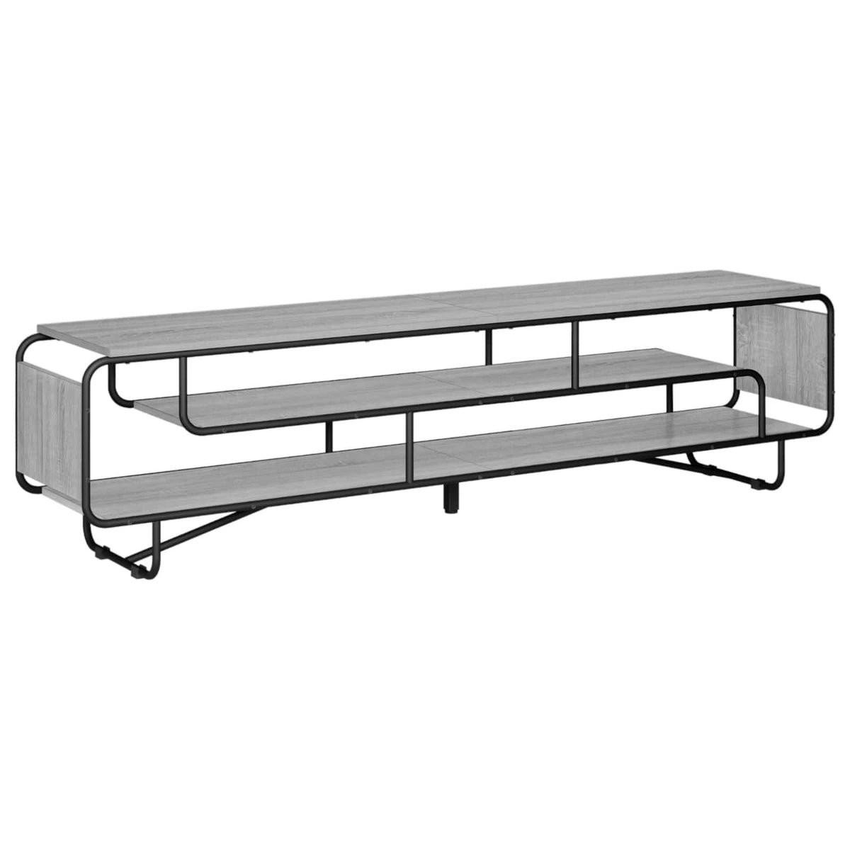 TV-standaard 180 x 36 x 45 cm Grijs Sonoma Bewerkt hout