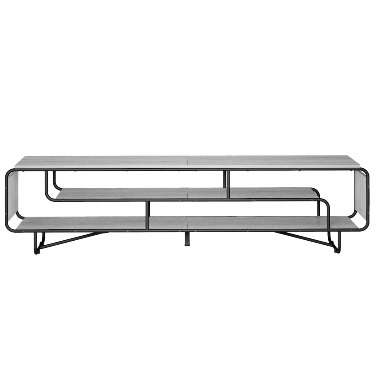 TV-standaard 180 x 36 x 45 cm Grijs Sonoma Bewerkt hout