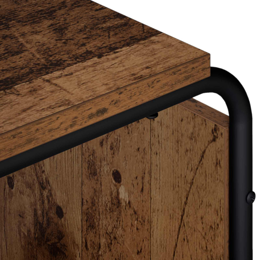 TV-standaard 180 x 36 x 45 cm Oud hout Bewerkt hout