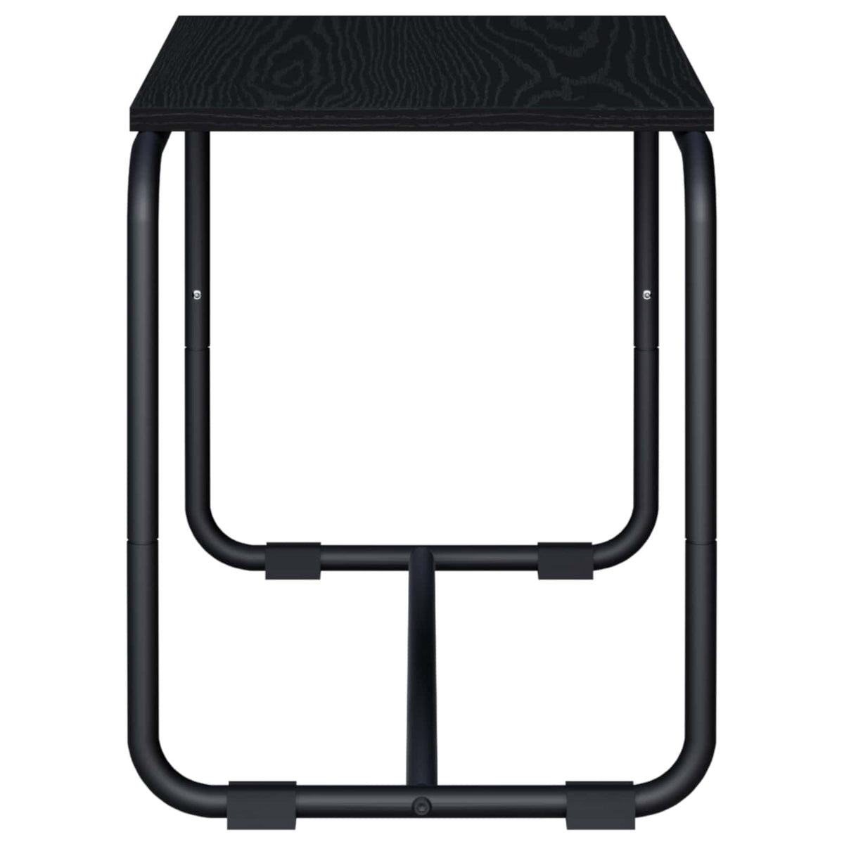 TV-standaard 60 x 35,5 x 42 cm Zwart eiken Bewerkt hout