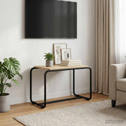 TV standaard 60x35.5x42 cm bewerkt hout staal