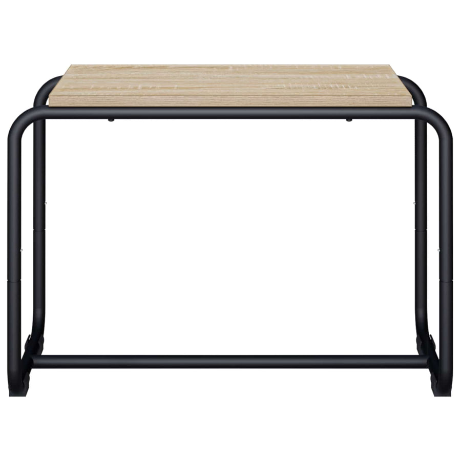 TV-standaard 60 x 35,5 x 42 cm Sonoma Eiken Bewerkt hout