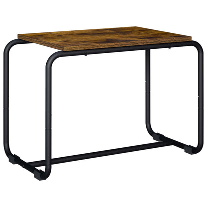 TV-standaard 60 x 35,5 x 42 cm Gerookt eiken Bewerkt hout