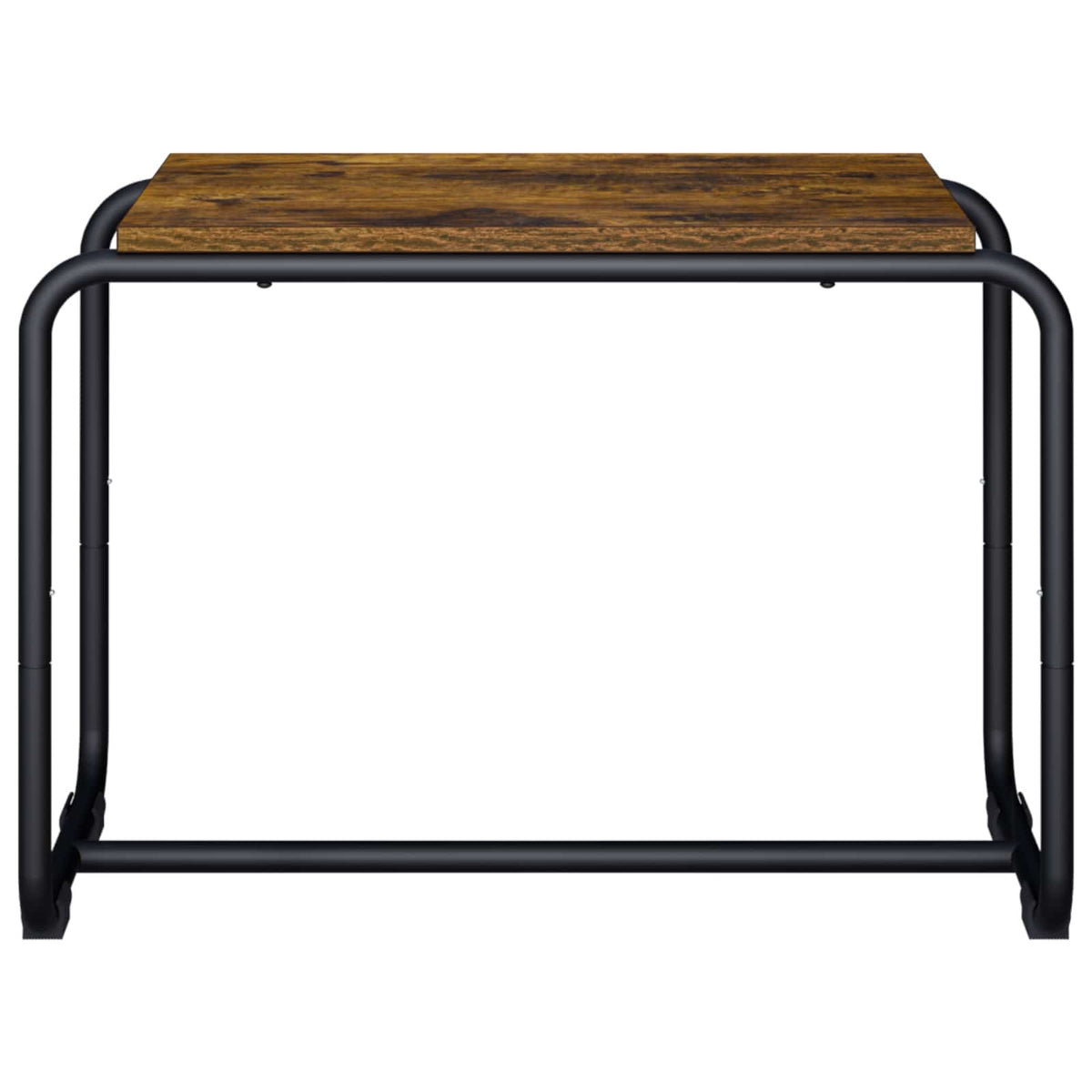 TV-standaard 60 x 35,5 x 42 cm Gerookt eiken Bewerkt hout