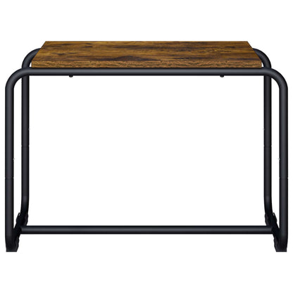 TV-standaard 60 x 35,5 x 42 cm Gerookt eiken Bewerkt hout