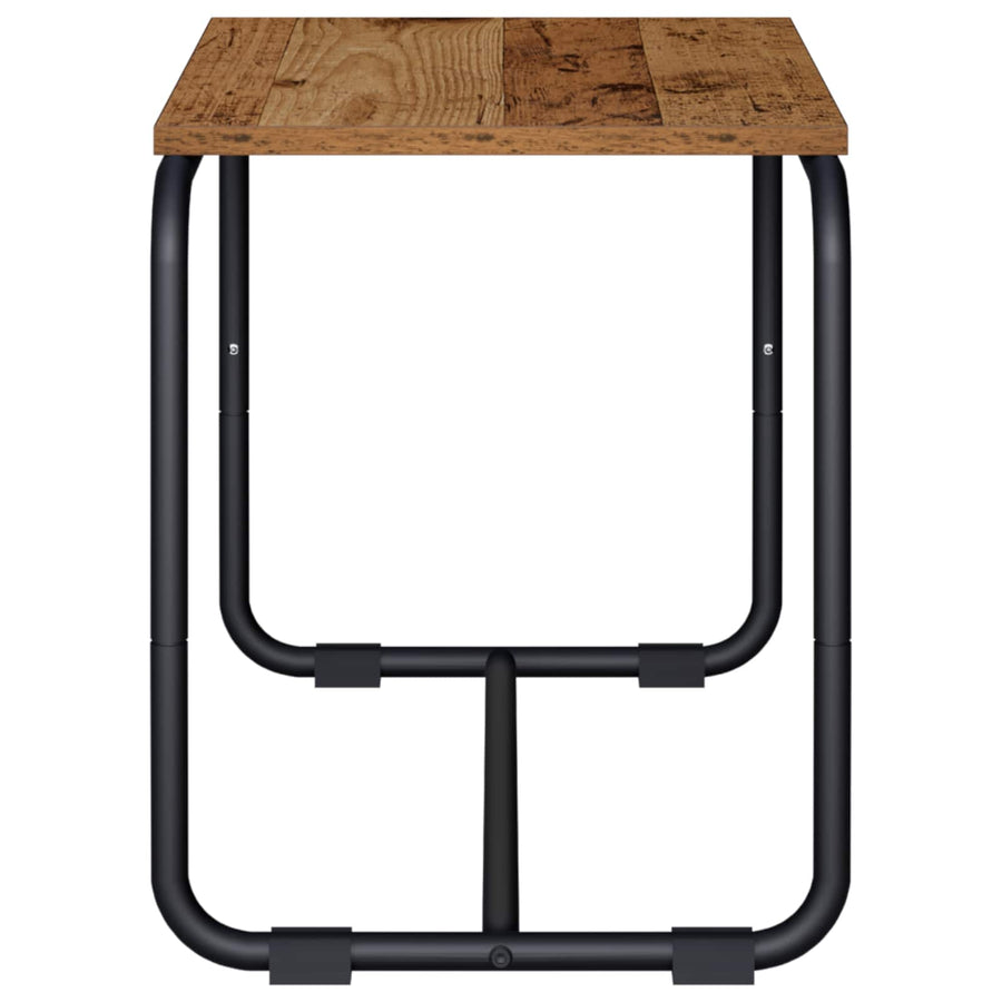 TV-standaard 60 x 35,5 x 42 cm Oud hout Bewerkt hout