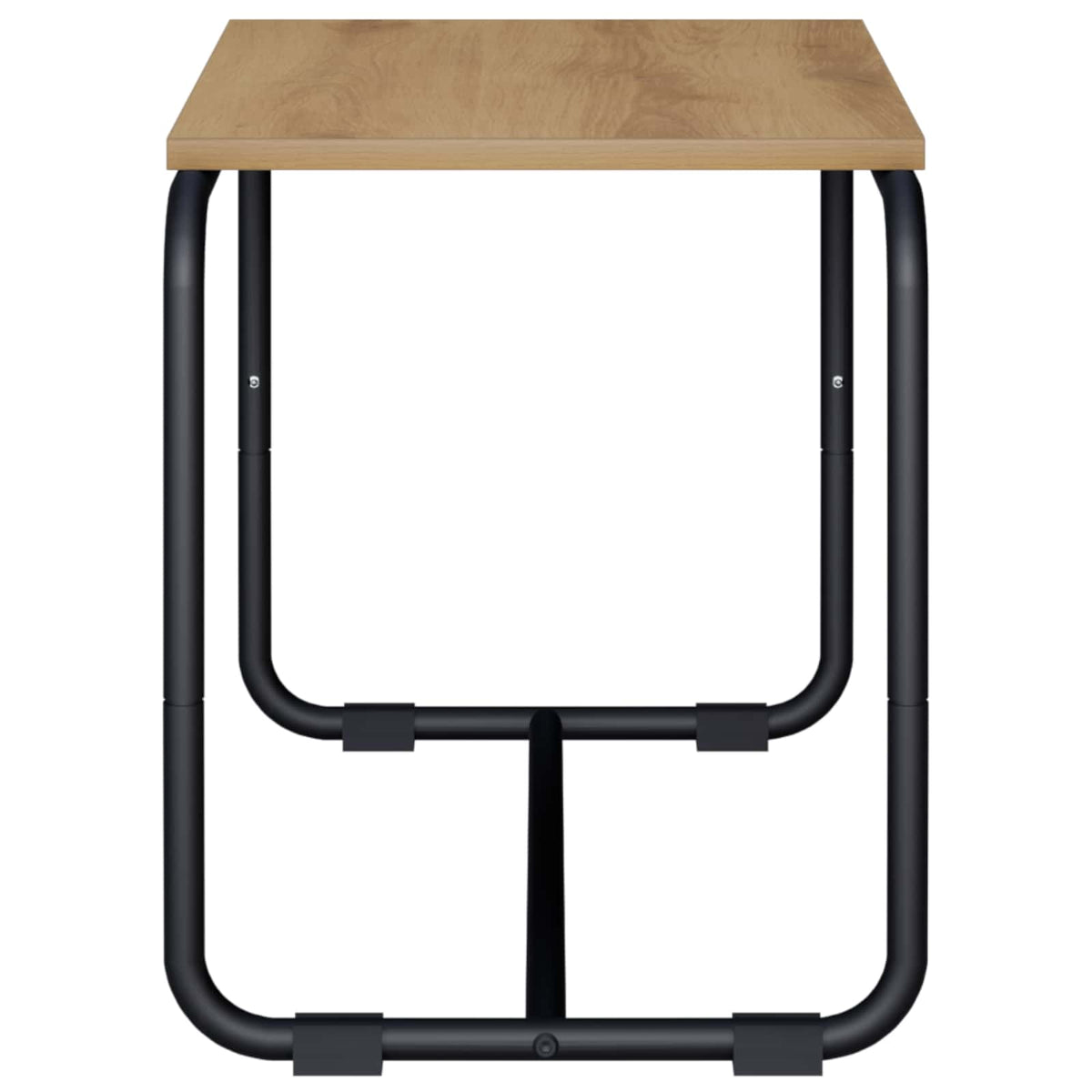 TV-standaard 60 x 35,5 x 42 cm Artisanaal eiken Bewerkt hout