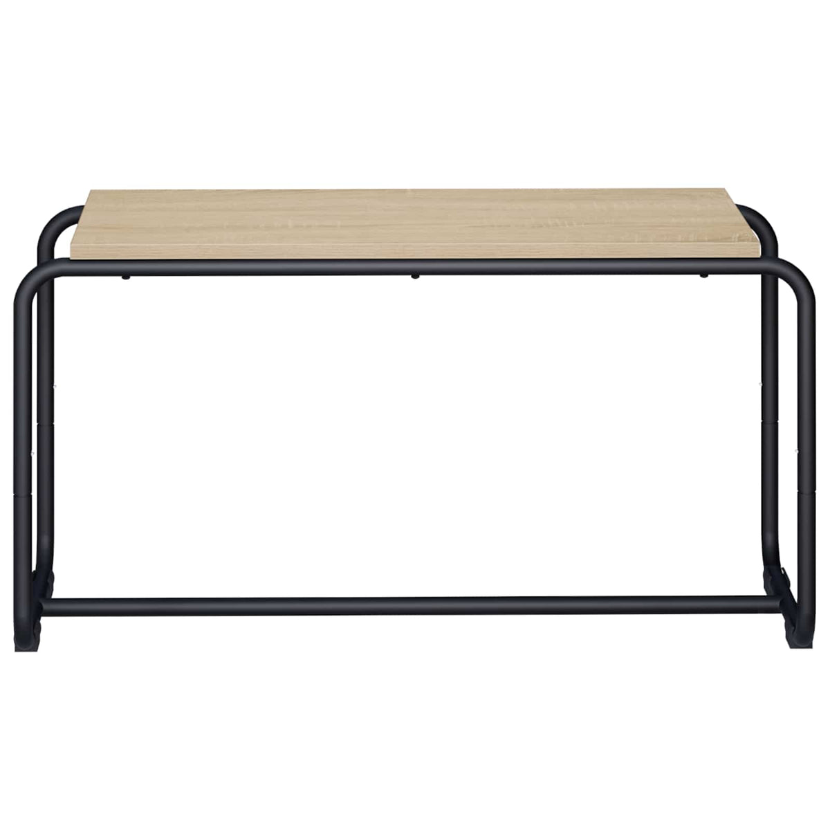 TV-standaard 80 x 35.5 x 42 cm Sonoma Eiken Bewerkt hout