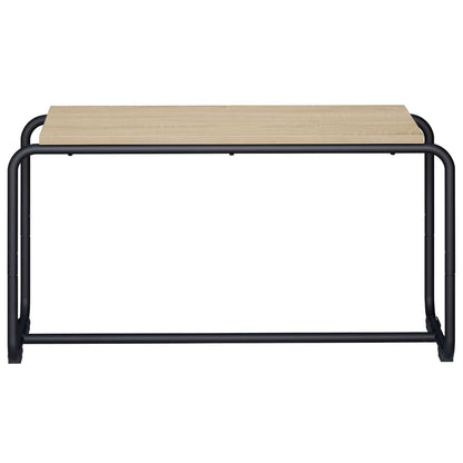 TV-standaard 80 x 35.5 x 42 cm Sonoma Eiken Bewerkt hout