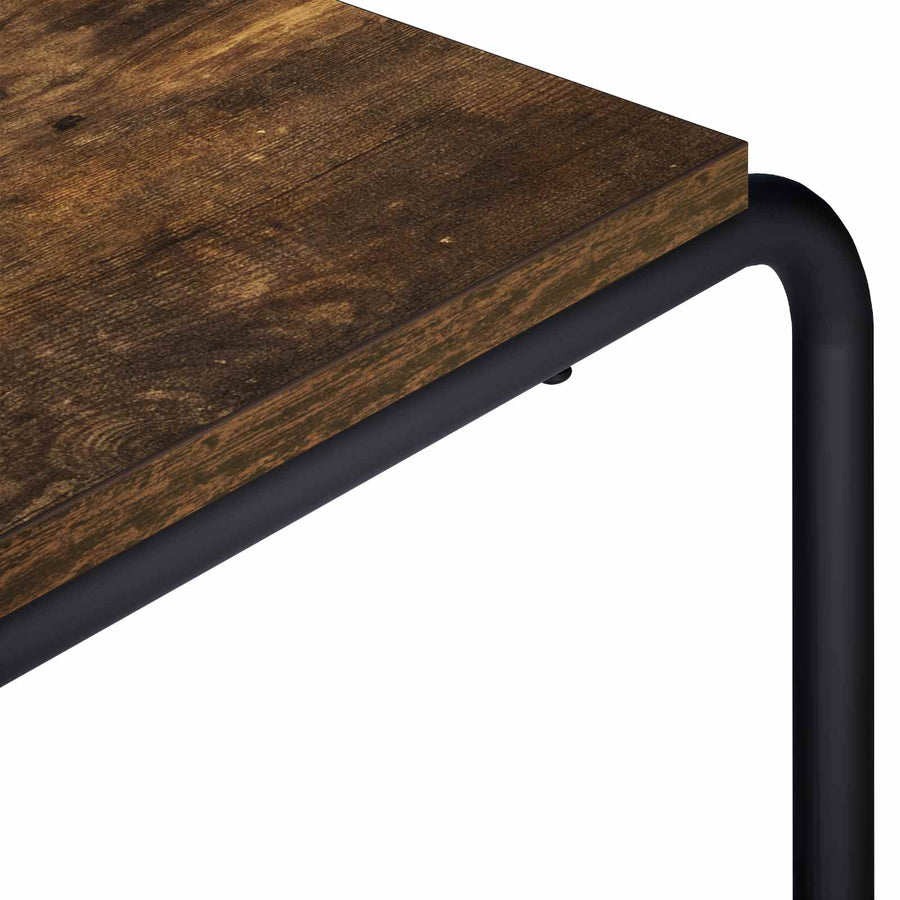 TV-standaard 80 x 35.5 x 42 cm Gerookt eiken Bewerkt hout